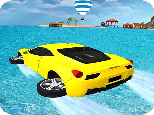 Play Water Surfing Car Stunts Game 3D Online